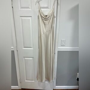 Express Cream Maxi Dress